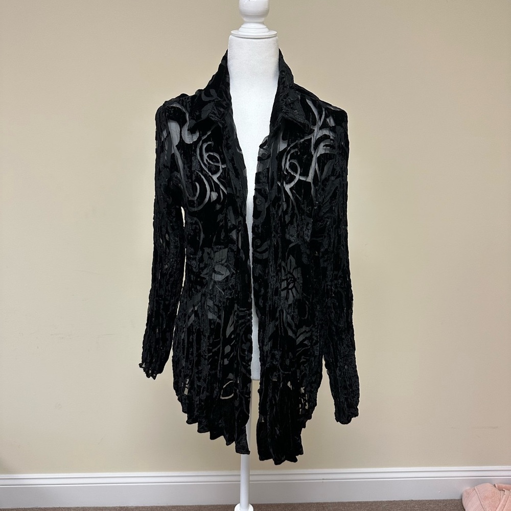 Chico’s Velvet Over Shirt